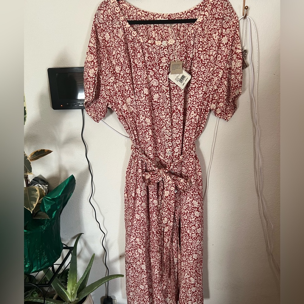 Faherty printed dress